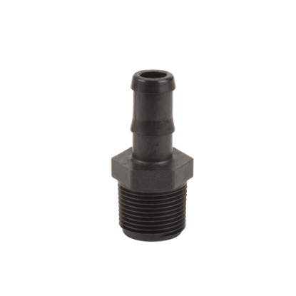 Picture of KING NIPPLE POLY HB100-075 1" MPT X 3/4" HOSE BARB