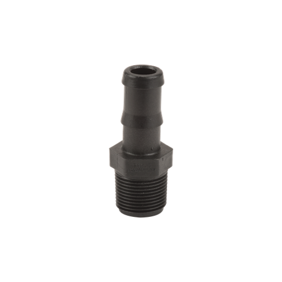 Picture of KING NIPPLE POLY HB075 3/4" MPT X 3/4" HOSE BARB