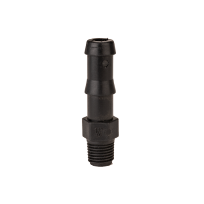 Picture of KING NIPPLE POLY HB025-050 1/4" MPT X 1/2" HOSE BARB