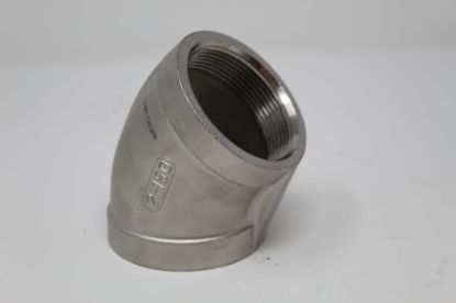 Picture of ELBOW 2" 150# SS304 THREADED 45*