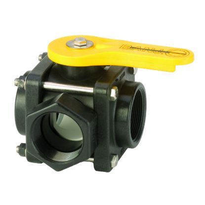 Picture of VALVE BANJO V200SL POLY 3-WAY SIDE LOAD VALVE 2" FPT