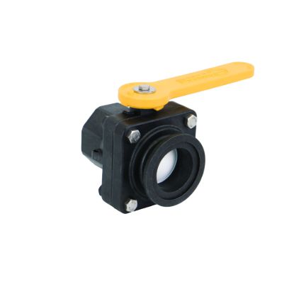 Picture of VALVE BANJO MVS220FP POLY MANIFOLD STUBBY VALVE 2" FULL PORT FLANGE X 2" FPT