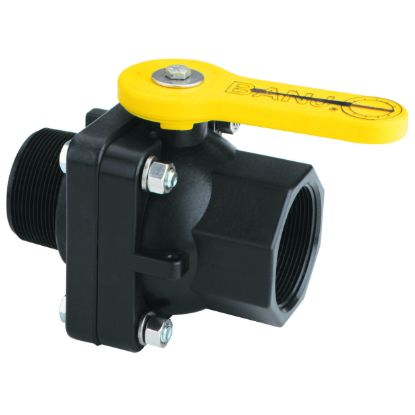 Picture of VALVE BANJO VSMT204FP POLY STUBBY VALVE 2" FULL PORT MPT X FPT