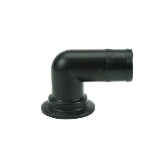 Picture of BANJO M220BRB90 MANIFOLD ELBOW 2" FULL PORT FLANGE X 2" HOSEBARB