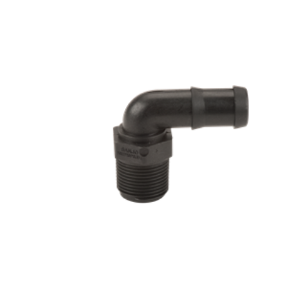 Picture of KING NIPPLE POLY HB075-90 3/4" MPT X 3/4" HOSE BARB