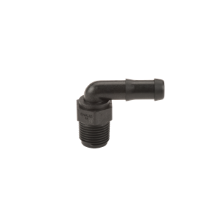 Picture of KING NIPPLE POLY HB050-90 1/2" MPT X 1/2" HOSE BARB