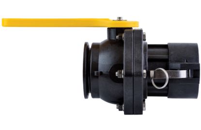 Picture of VALVE BANJO MVSD300FP POLY STUBBY VALVE 3" FULL PORT FLANGE X 3" FEMALE CAMLOCK