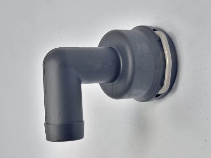 Picture of VALVE TEEJET FEMALE QUICK CONNECT 90* HOSEBARB 3/4" 45529-90-3/4