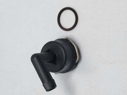 Picture of VALVE TEEJET FEMALE QUICK CONNECT 90* HOSEBARB 1/2" 45529-90-1/2