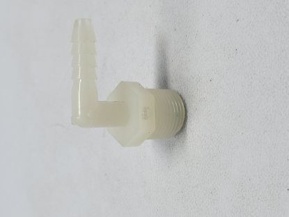 Picture of KING NIPPLE NYLON 90* 1/4"X3/8" MPT